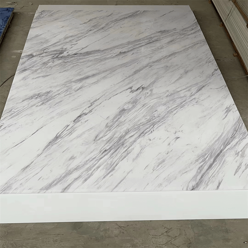 PVC Marble Sheets install